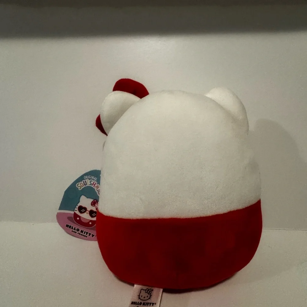 Hello Kitty Plush with Heart-Shaped Red Sunglasses